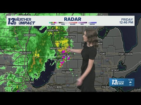 13 ON YOUR SIDE Forecast: Thunderstorms hit West Michigan ahead of potentially severe weather