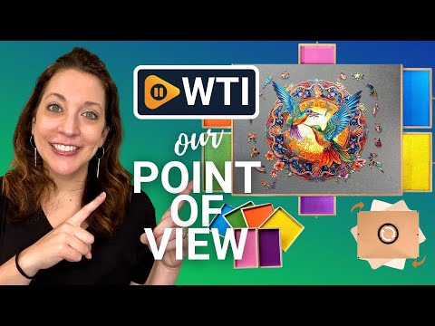 1500 Piece Rotating Wooden Puzzle Board - WTI product video review