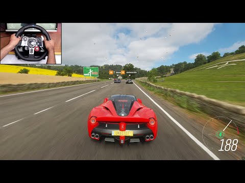 LaFerrari - Forza Horizon 4 | Logitech g29 gameplay - Umbo Cars