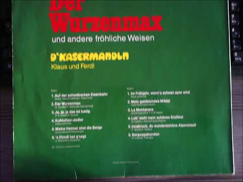 D KASERMANDLN    KLAUS UND FERDL   der wurzenmax  12   titel 1988
