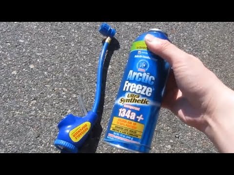 How to Recharge your Car AC in 5 minutes | Interdynamics Arctic Freeze 134a Leak Sealer