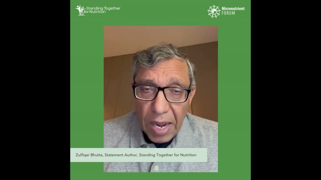 Zulfi Bhutta co-author of ST4N Lancet Comment.