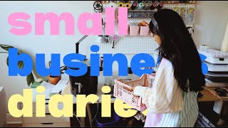 let's audit my small business // tracking inventory with Inventora, candle making, sewing, vlog
