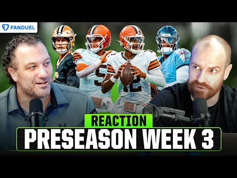 NFL Preseason Week 3 Recap: Shedeur Sanders, Dillon Gabriel & Top Rookie Performances