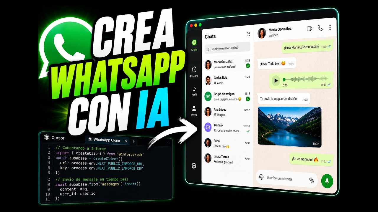 Creé WhatsApp en 30 Minutos Usando Solo IA y Esta Herramienta