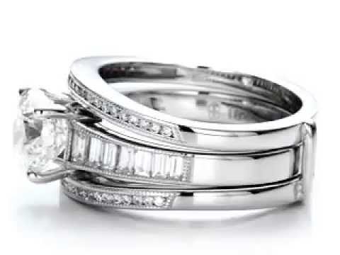 Custom Baguette Channel Engagement Ring with Jacket