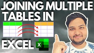 How to join multiple datasets in Excel  Ashutosh K