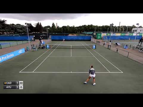 Cadar Elena-Teodora v (Q)Ayukawa Mana - W25 Nottingham (1°set)