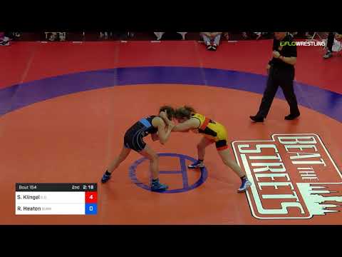 2018 Bill Farrell Memorial International/Women's Freestyle 55 RR Rnd 3 - Samantha Klingel (U.S.) V