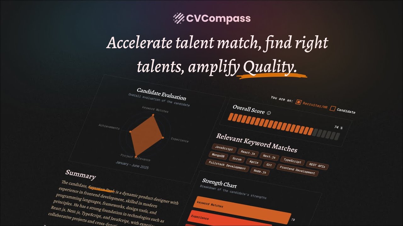 CVCompass demo video