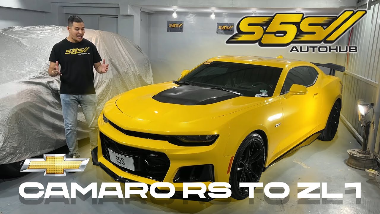 Chevrolet Camaro RS to ZL1 look Transformation 🔥