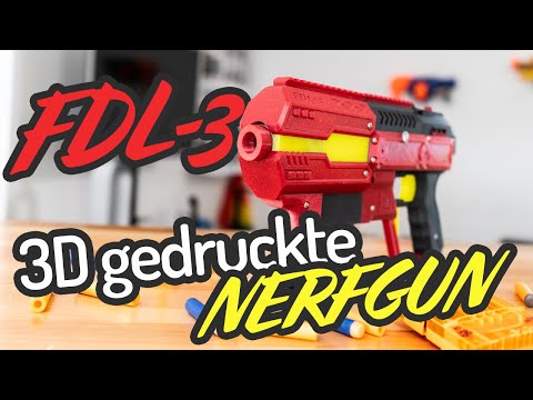 FDL-3 - Die 3D gedruckte Nerfgun [Review]