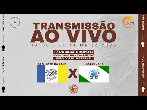 SÃO JOSÉ DA LAJE X IBATEGUARA | 3ª RODADA COPA QUILOMBO DOS PALMARES DE FUTSAL | 26/03/26