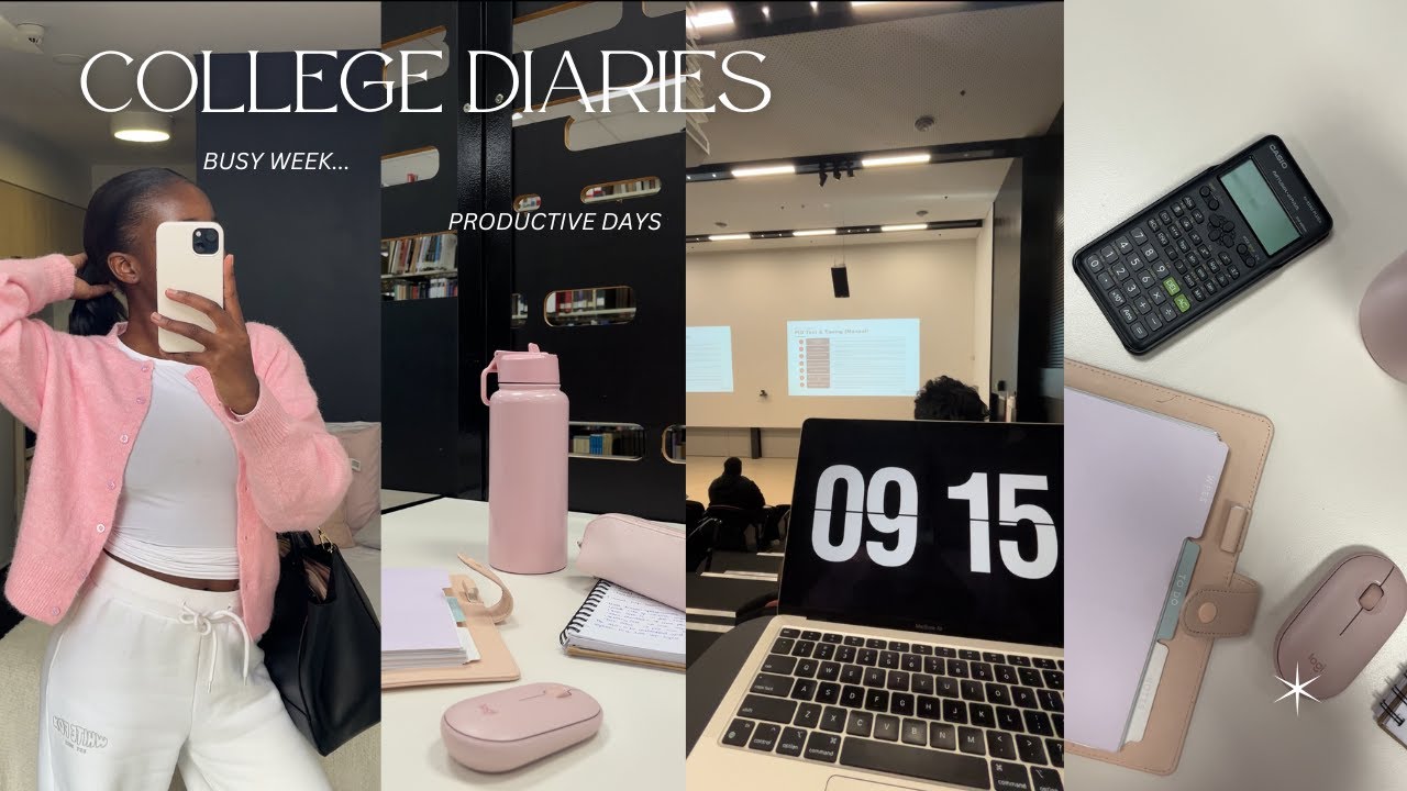 South Asian student college diaries vlog productivity and study tips Canada