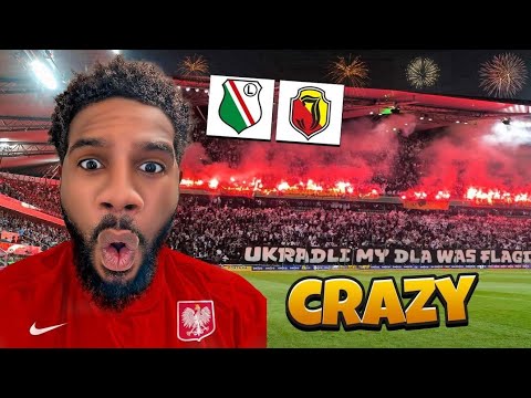 I Visited The CRAZIEST fans In Poland | Legia Warszawa VS Jagiellonia Białystok| INSANE