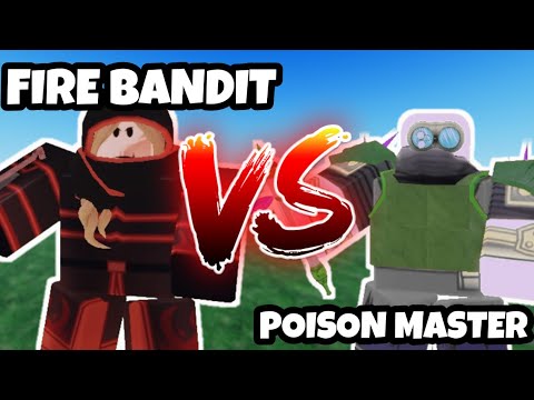 NEW FIRE BANDIT CLASS VS POISON MASTER, Ram Update, 99 Nights in the Forest #roblox