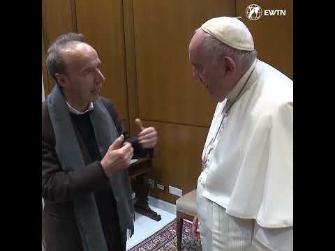 📹VIDEO | Pope Francis greeted Italian actor and comedian Roberto Benigni at the Vatican