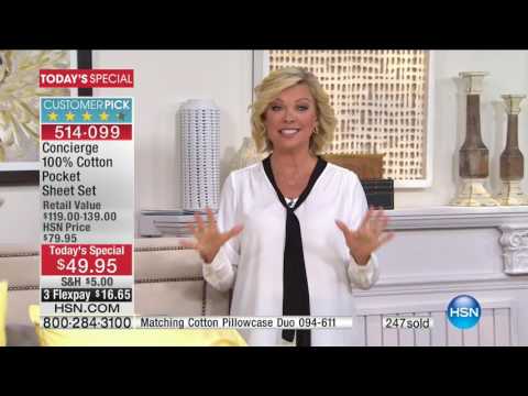 HSN | Concierge Collection Bedding 03.17.2017 - 12 AM