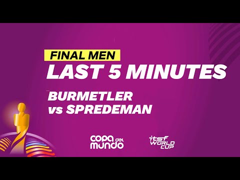 LAST 5 MINUTES - FINAL MEN SINGLES - WORLD CUP 2025 : BURMETLER vs SPREDEMAN