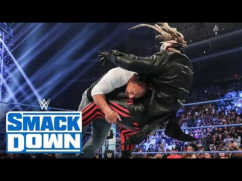 Goldberg aplica um Spear no The Fiend Bray Wyatt - WWE SmackDown 21/02/20 - Fox Sports 2 PT-BR