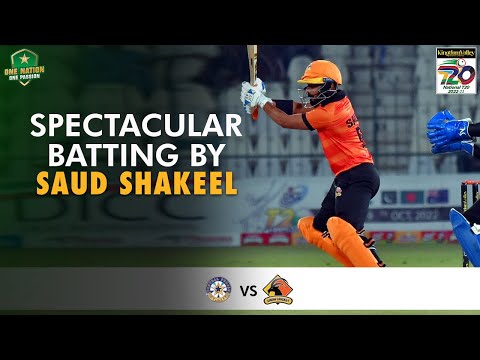 Spectacular Batting By Saud Shakeel | Central Punjab vs Sindh | Match 26 | National T20 2022 | MS2T