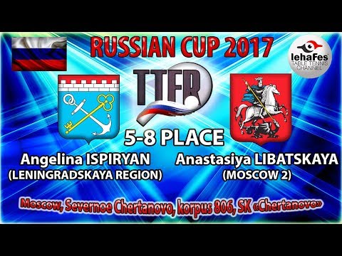 КУБОК РОССИИ-2017 Ангелина ИСПИРЯН (R:1221) - Анастасия ЛИБАЦКАЯ (R:1085)