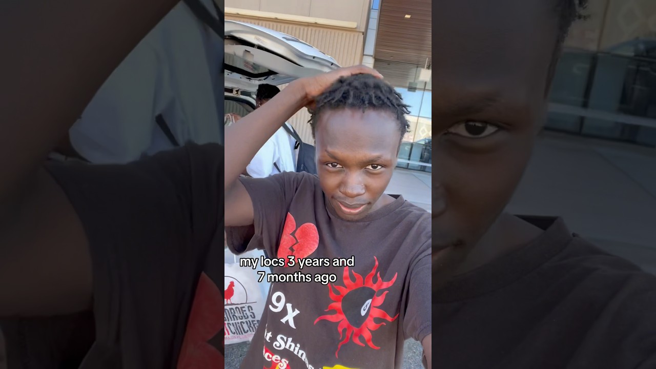 My locs 3 years and 7 months 🔥😮‍💨 #locs #locjourney #starterlocs #naturalhair #shorts