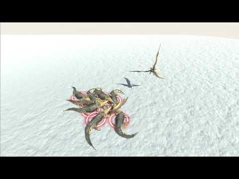 8 Pteranodon snow vs all units - Animal Revolt Battle Simulator