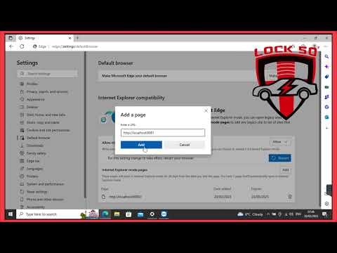 How to Fix SDD for JLR To work in Edge with ie mode after windows update blocked IE browser now
