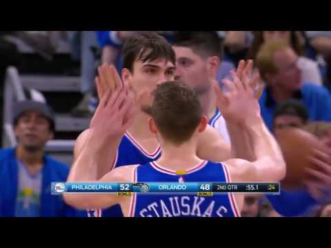 Dario Saric vs Orlando Magic 09.02.2017 (24Pts)