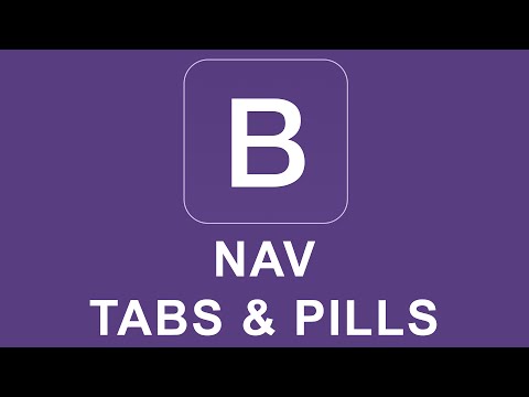 Bootstrap 4 Tutorial 33 - Nav Tabs & Pills