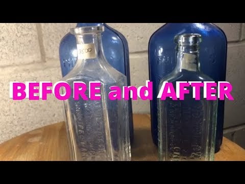 How To Clean Antique Bottles and Make Them Sparkle|...