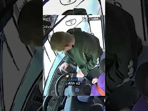 7th Grader Hero Stops Bus After Driver Passes Out