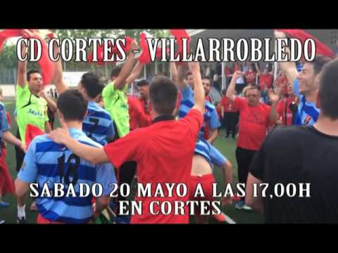 CD Cortes - Villarrobledo sábado 20 a las 17,00h