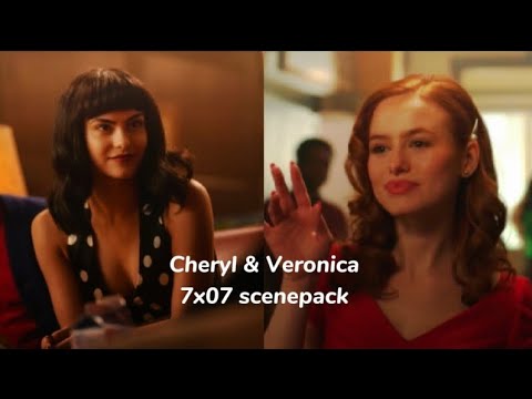 Riverdale 7x07// Cheryl and Veronica (Madelaine Petsch and Camila Mendes) scenepack