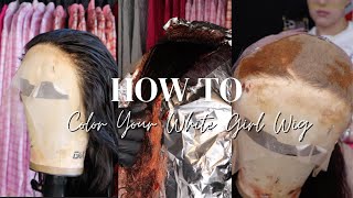 Braidless Wig Install On A White Girl P2- Wig Color