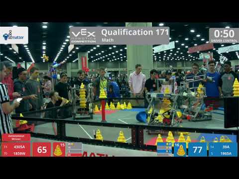 2018 VRC Math Q171 - 4305A 1859W vs 39A 1965A - 101 to 92