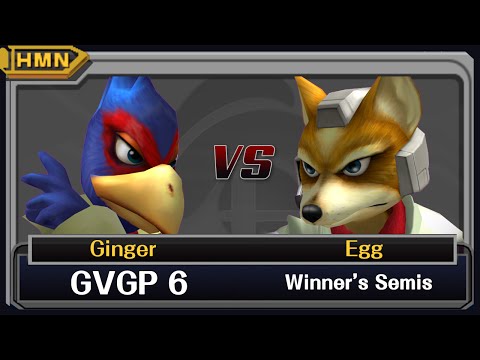GVGP 6 Melee Winners Semis - Ginger (Falco) vs. Egg (Fox)