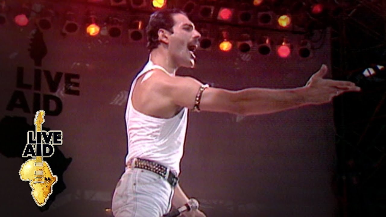 Queen - Hammer To Fall (Live Aid 1985) - YouTube