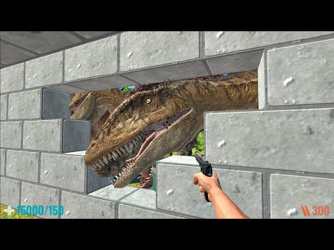 Survive in Grasslands with Dinosaurs. FPS Perspective! Animal Revolt Battle Simulator