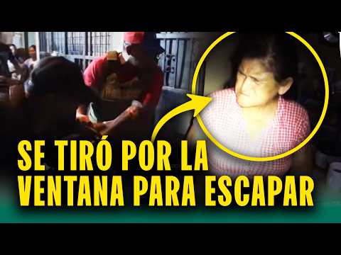 San Juan de Miraflores: Mujer de 60 años se lanzó del segundo piso de su casa para no ser capturada | video | historia de policiales | ACTUALIDAD | TROME.COM