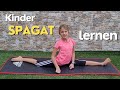 Spagat Lernen Kinder Kinderspagat