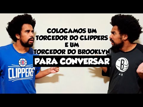 Colocamos um TORCEDOR DO CLIPPERS e um TORCEDOR DO NETS para conversar (Sem que eles soubessem)