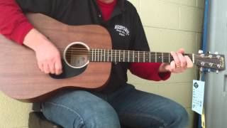 Video thumbnail for Martin DRS1 Acoustic / Electric Guitar by woody's music