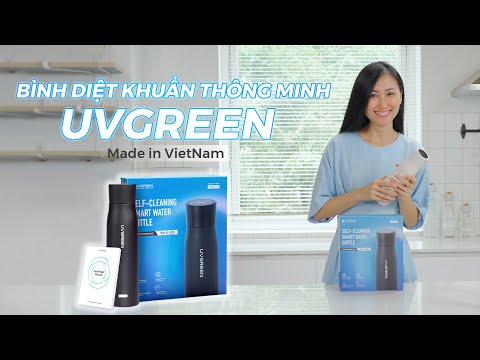 [Hàng có sẵn] Bình giữ nhiệt diệt khuẩn đa năng UVGREEN với công nghệ Self-Cleaning hàng đầu từ Hoa Kỳ
