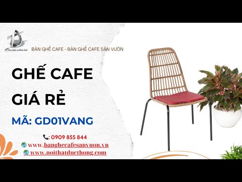 hình ảnh Video giới thiệu sản phẩm Ghế Cafe Giá Rẻ GD01VANG | Nội Thất Đức Thông Dĩ An 35