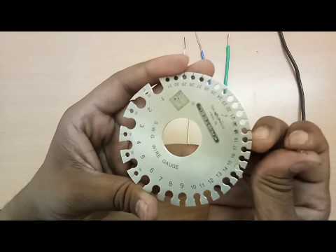Standard wire gauge  SWG gauge conversion chart  wire gauge use hindi   वयर गज  YouTube