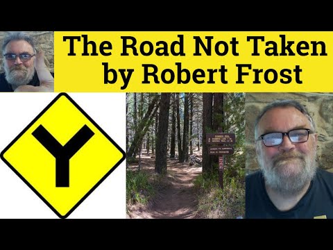 🔵 The Road Not Taken Poem by Robert Frost Analysis - Summary The Road Not Taken by Robert Frost