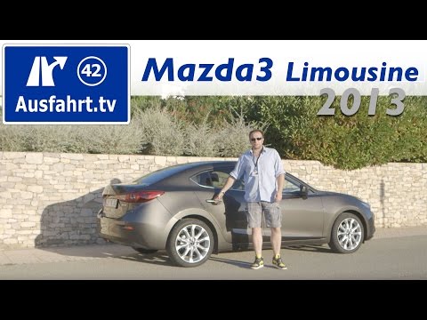 2013 Mazda Mazda3 Skyactiv-D 2.2 Diesel Limousine - Fahrbericht einer Probefahrt / Test