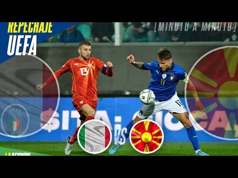 ITALIA RECIBE LA PALIZA DE SU VIDA FRENTE A MACEDONIA DEL NORTE